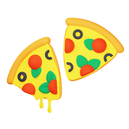 Pizza  3D Icon