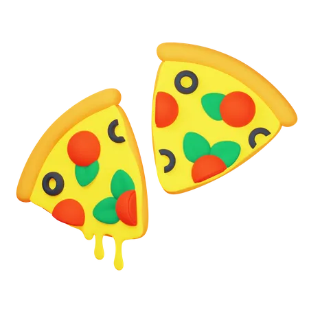 Pizza  3D Icon