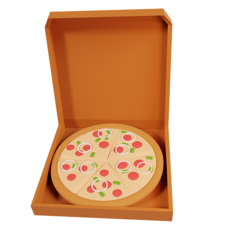 Pizza  3D Icon