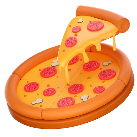 Pizza  3D Icon