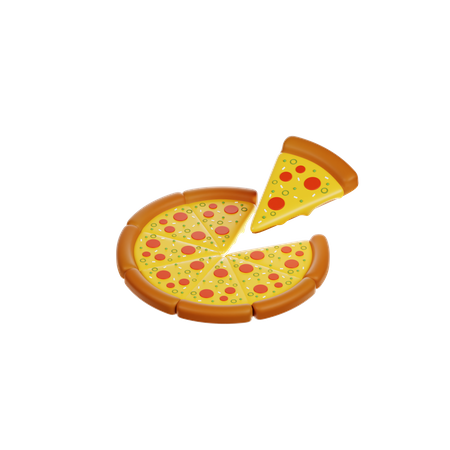 Pizza  3D Icon