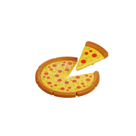 Pizza  3D Icon