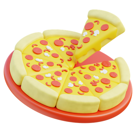 Pizza  3D Icon