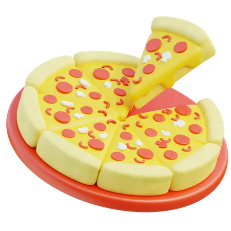 Pizza  3D Icon