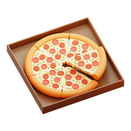 Pizza  3D Icon