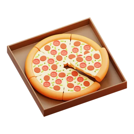 Pizza  3D Icon