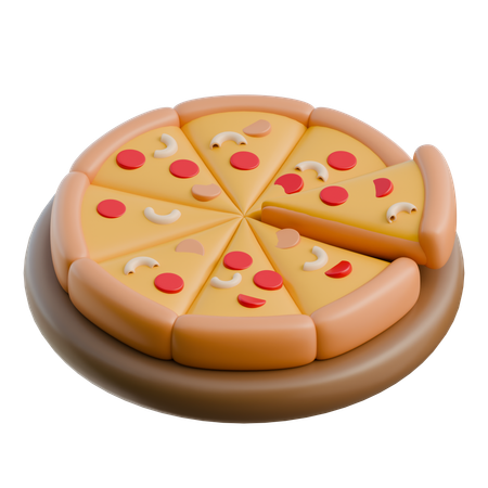 Pizza  3D Icon