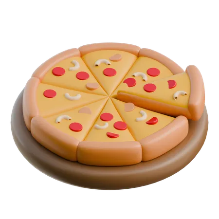 Pizza  3D Icon