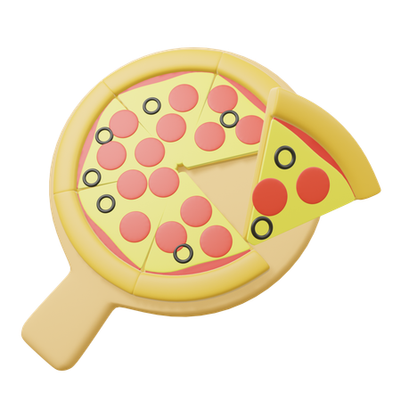 Pizza  3D Icon