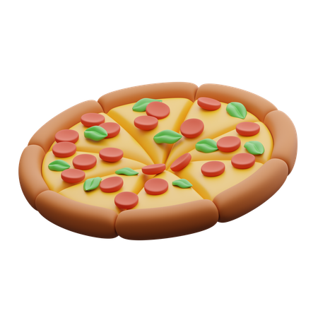 Pizza  3D Icon