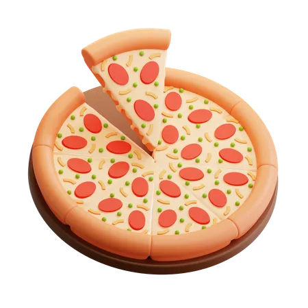 Pizza  3D Icon