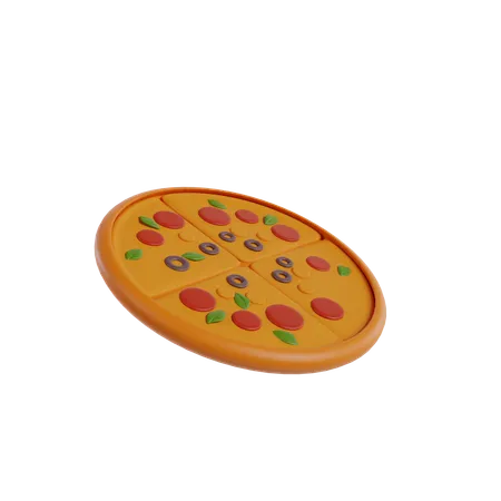 Pizza  3D Icon