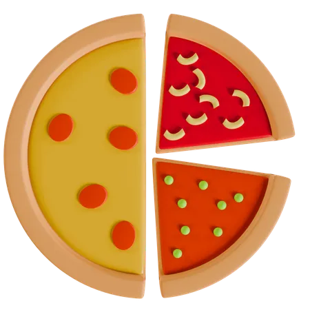 Pizza  3D Icon