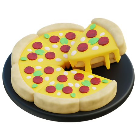 Pizza  3D Icon