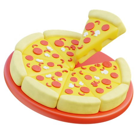 Pizza  3D Icon