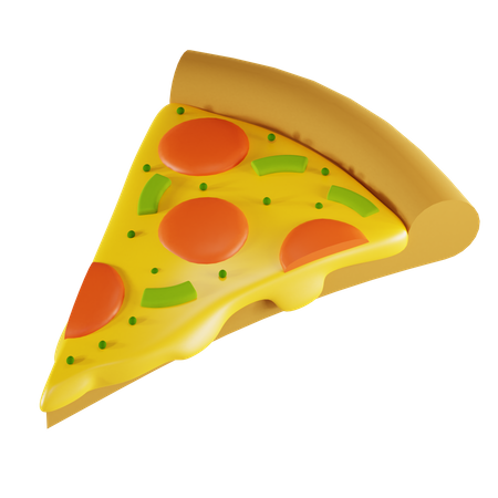 Pizza  3D Illustration