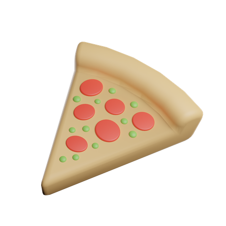 Pizza  3D Illustration