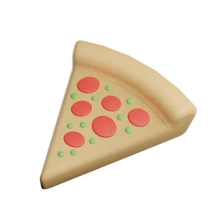 Pizza  3D Illustration