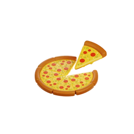 Pizza 3D Icon