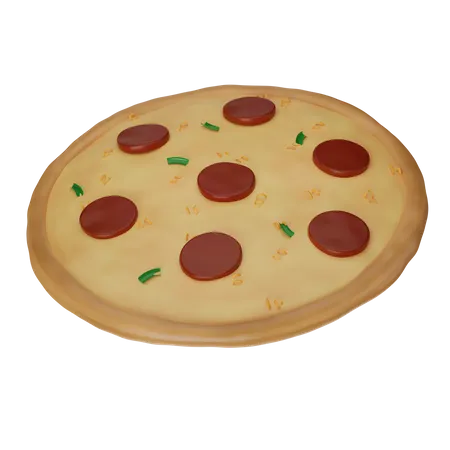 Pizza 3 D Illustration 3D Icon