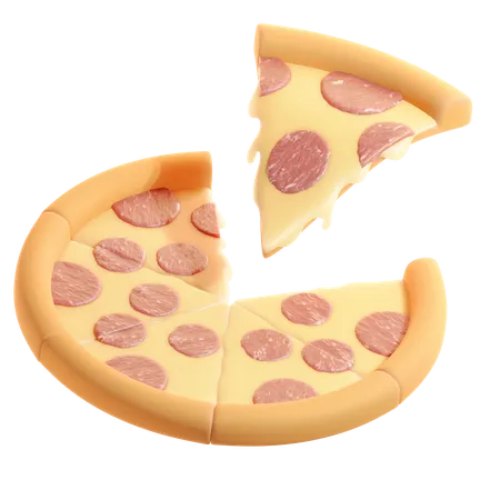 Pizza  3D Icon