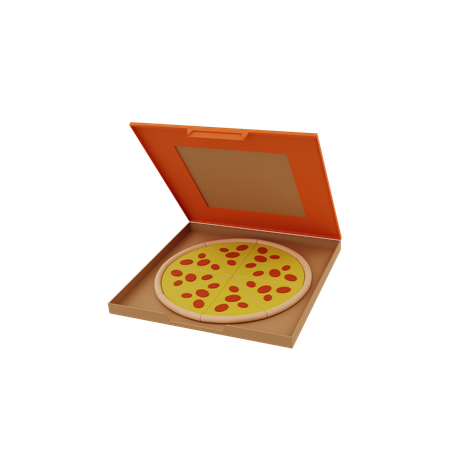 Pizza Box  3D Icon