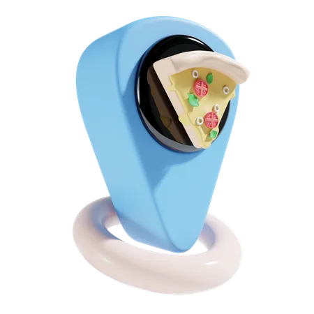 Emplacement de la pizzeria  3D Icon