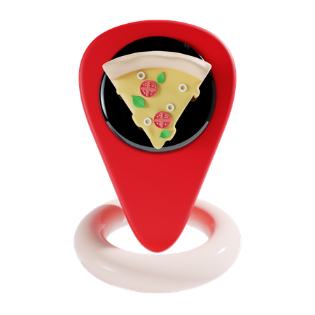 Localização da pizzaria  3D Icon