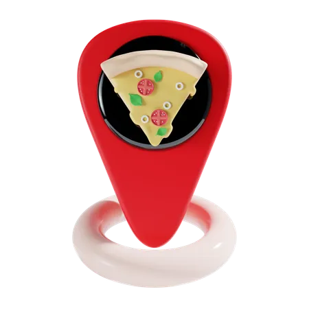 Localização da pizzaria  3D Icon