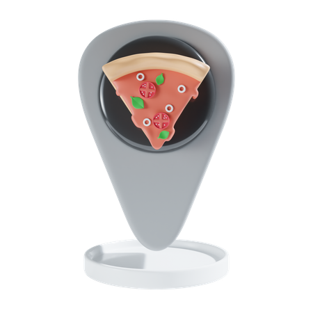 Localização da pizzaria  3D Icon