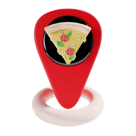 Pizza Cafe Location  3D Icon