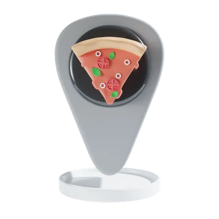 Pizza Cafe Location  3D Icon