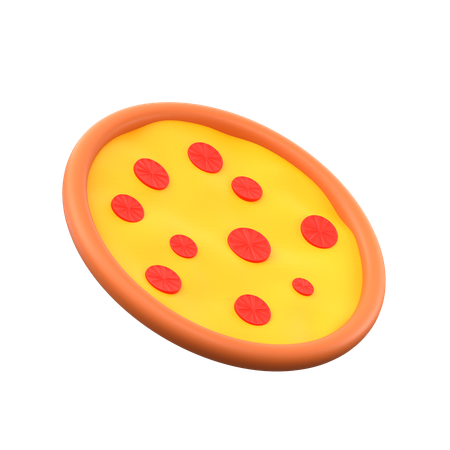 Pizza completa  3D Icon