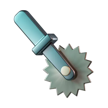 Pizza Cutter  3D Icon