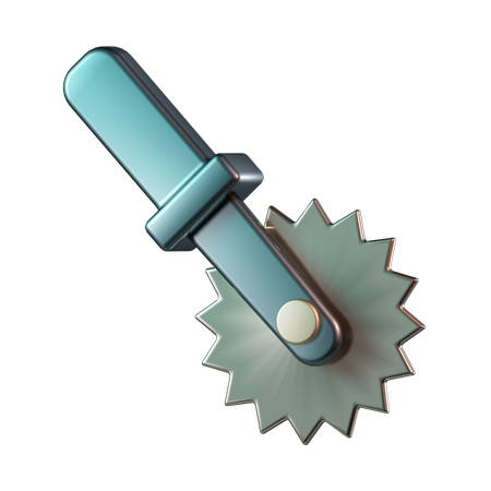 Pizza Cutter  3D Icon