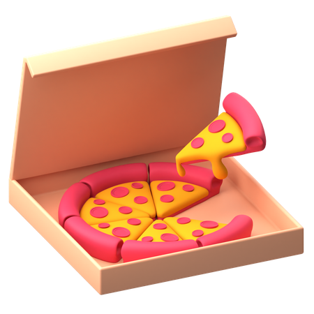 Pizza Delivery  3D Icon