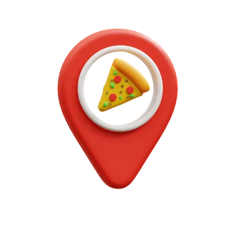 Emplacement de pizza  3D Icon