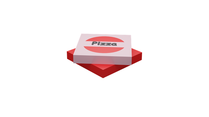 Pizzalieferdienst  3D Icon