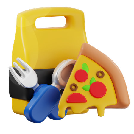 Pizza Pakage  3D Icon
