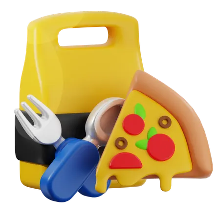 Pizza Pakage  3D Icon