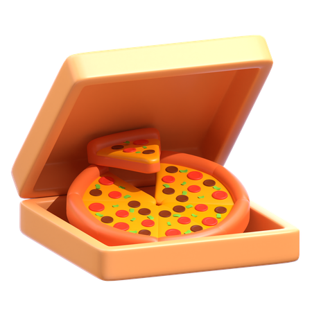 Pizza-Paket  3D Icon