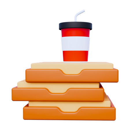 Pizza-Paket  3D Icon