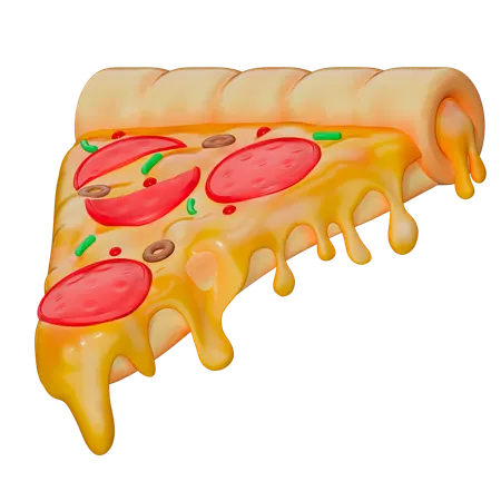 Tranche de pizza  3D Icon