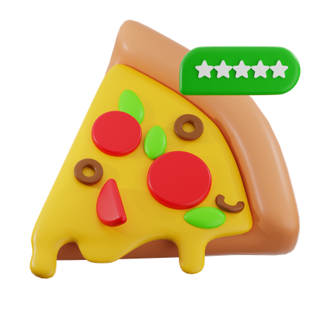 Pizza Rating  3D Icon