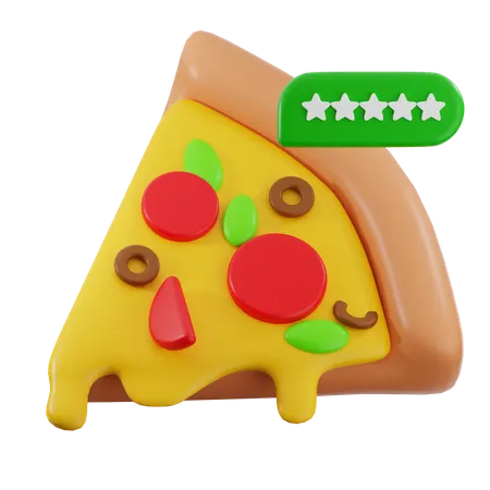Pizza Rating  3D Icon