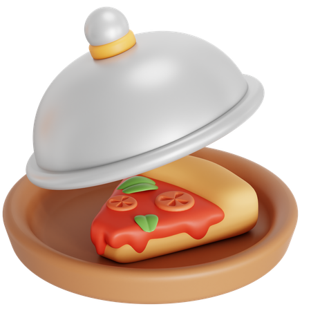 Pizza serving  3D Icon