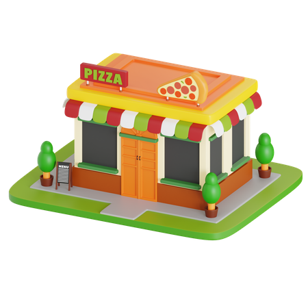 Pizza Shop  3D Icon
