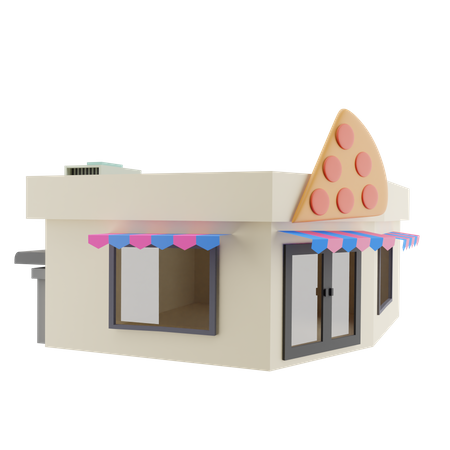 Pizza Shop  3D Icon