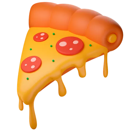 Pizza slice  3D Icon