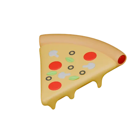 Pizza Slice 3 D Icon 3D Icon